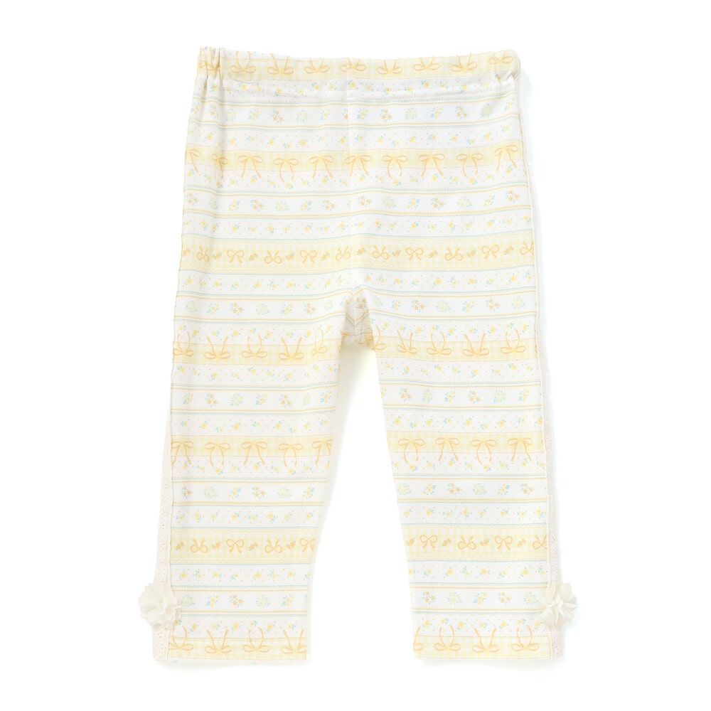 【楽天スーパーSALE 半額以下】SLAP SLIP 【お揃い】無地 & 総柄 6分丈 レギンス (80~130cm) 子供服 女の子 キッズ ギフト ブランド プレゼント スパッツ ハーフ丈 5分丈 保育園 夏服 夏服 キッズ服 幼稚園 通園 通学 小学生 お出かけ 80cm　90cm 100cm 110cm 120cm 130c