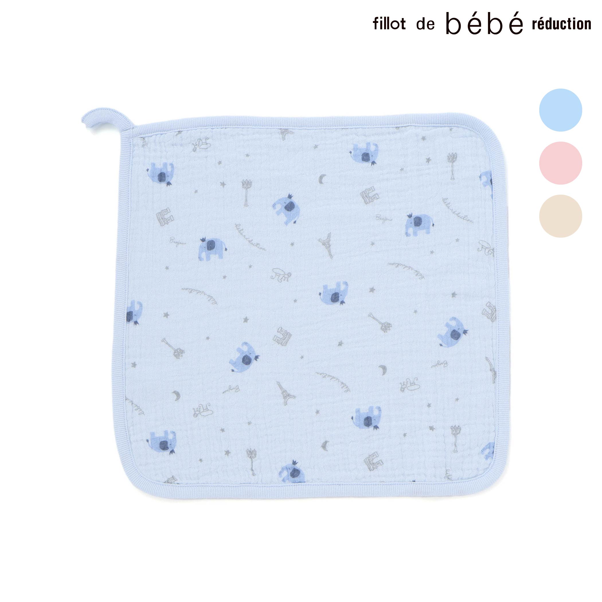 Towels, Handkerchieves - fillot de bebe reduction 【お揃い】ガーゼアニマルプリントハンドタオル ベビー服 男の子 ギフト プレゼント 出産祝い 新生児 3ヶ月 6か月 1歳 お出かけ 贈り物 誕生日 出産準備 内祝い バースデー 通園 保育園