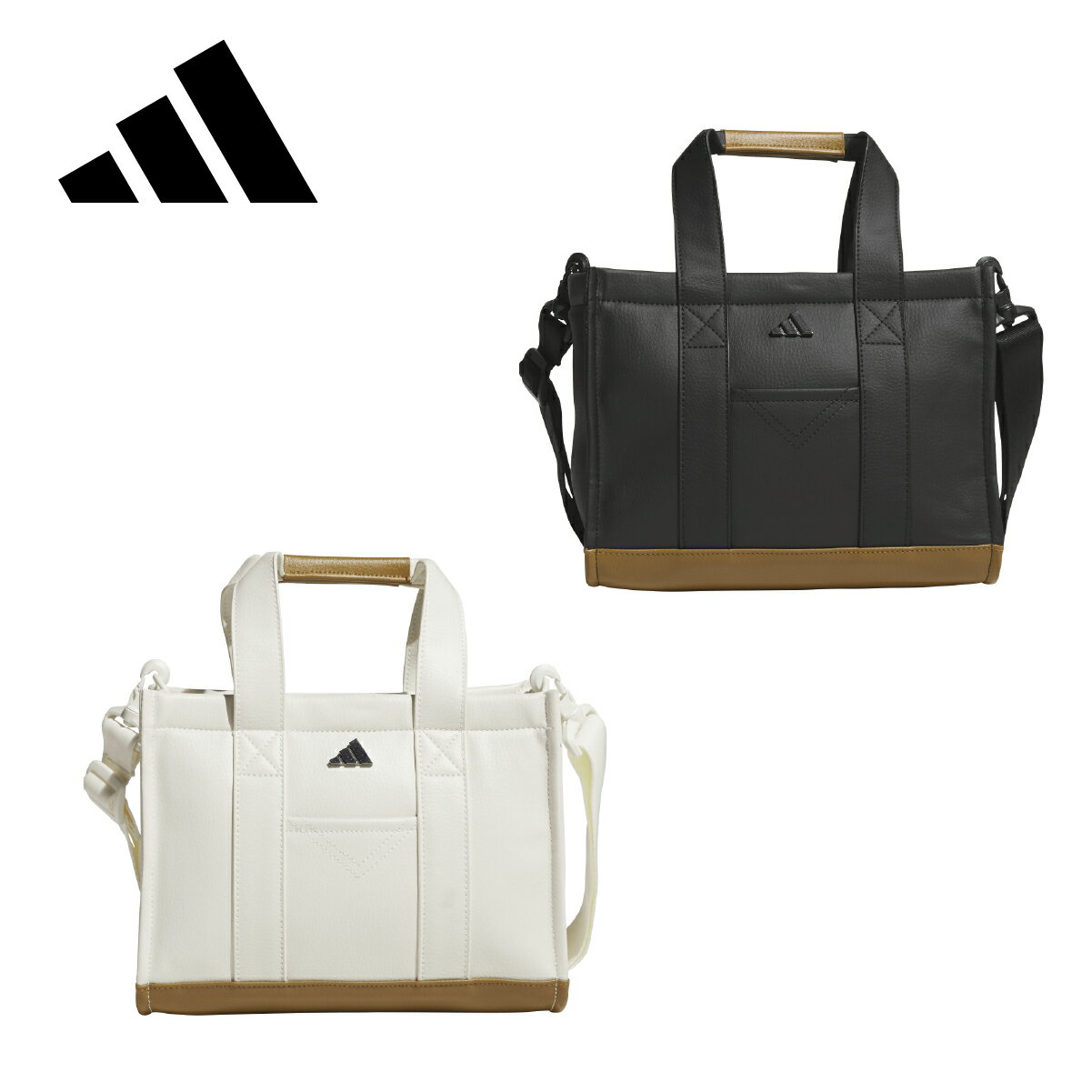 アディダス ラウンド用品 ミニトートバッグ 合成皮革　ラウンドトートバッグ JUT55 ユニセックスモデル