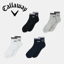 キャロウェイ ソックス 靴下 ショートソックス C25193104 〈Callaway Golf キャロウェイゴルフ〉