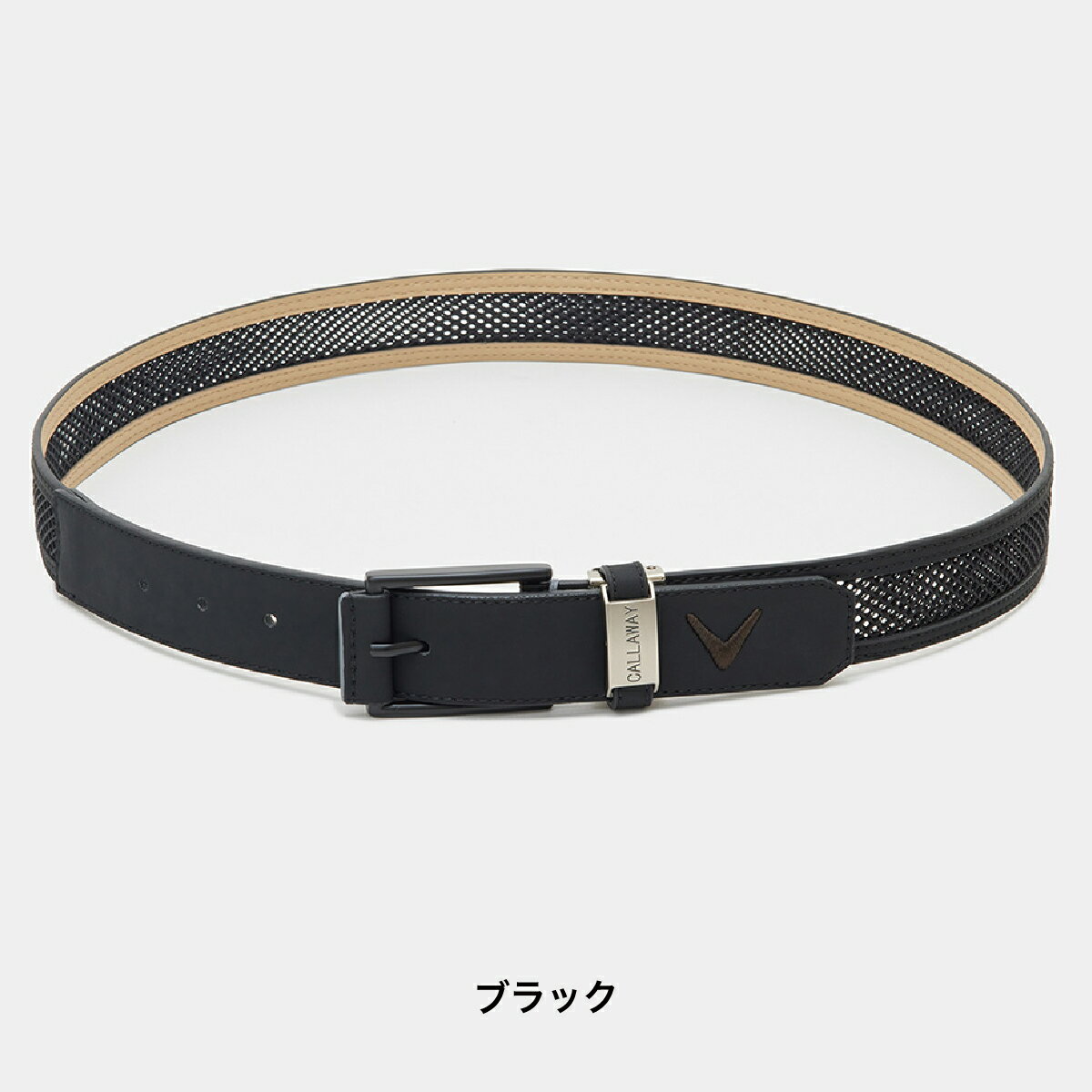 キャロウェイ ベルト かざあなメッシュベルト C25192105 〈Callaway Golf キャロウェイゴルフ〉