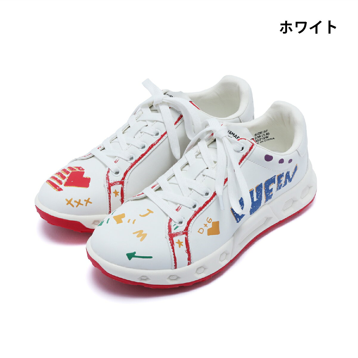ジョイアンドマリオ ゴルフシューズ スパイクレス シューズ 靴 紐タイプ　 85212W ...