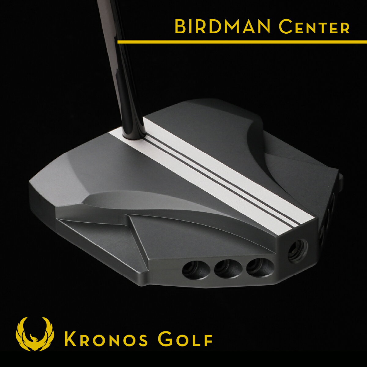 樂天商城 - クロノスゴルフ ゴルフ バードマン BirdMan Centerセンター シャフト 長尺パター〈KRONOS GOLF〉 【パター 超精度 削り出し カーボンスチール】
