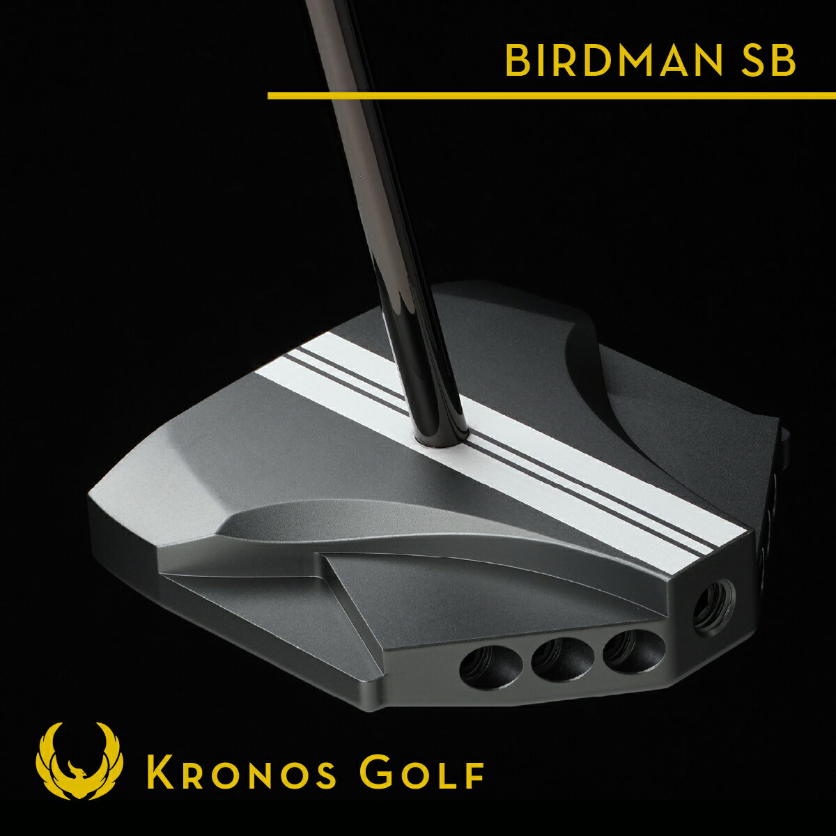 樂天商城 - クロノスゴルフ ゴルフ バードマン BirdMan SBシャフト 長尺パター〈KRONOS GOLF〉 【パター 超精度 削り出し カーボンスチール】