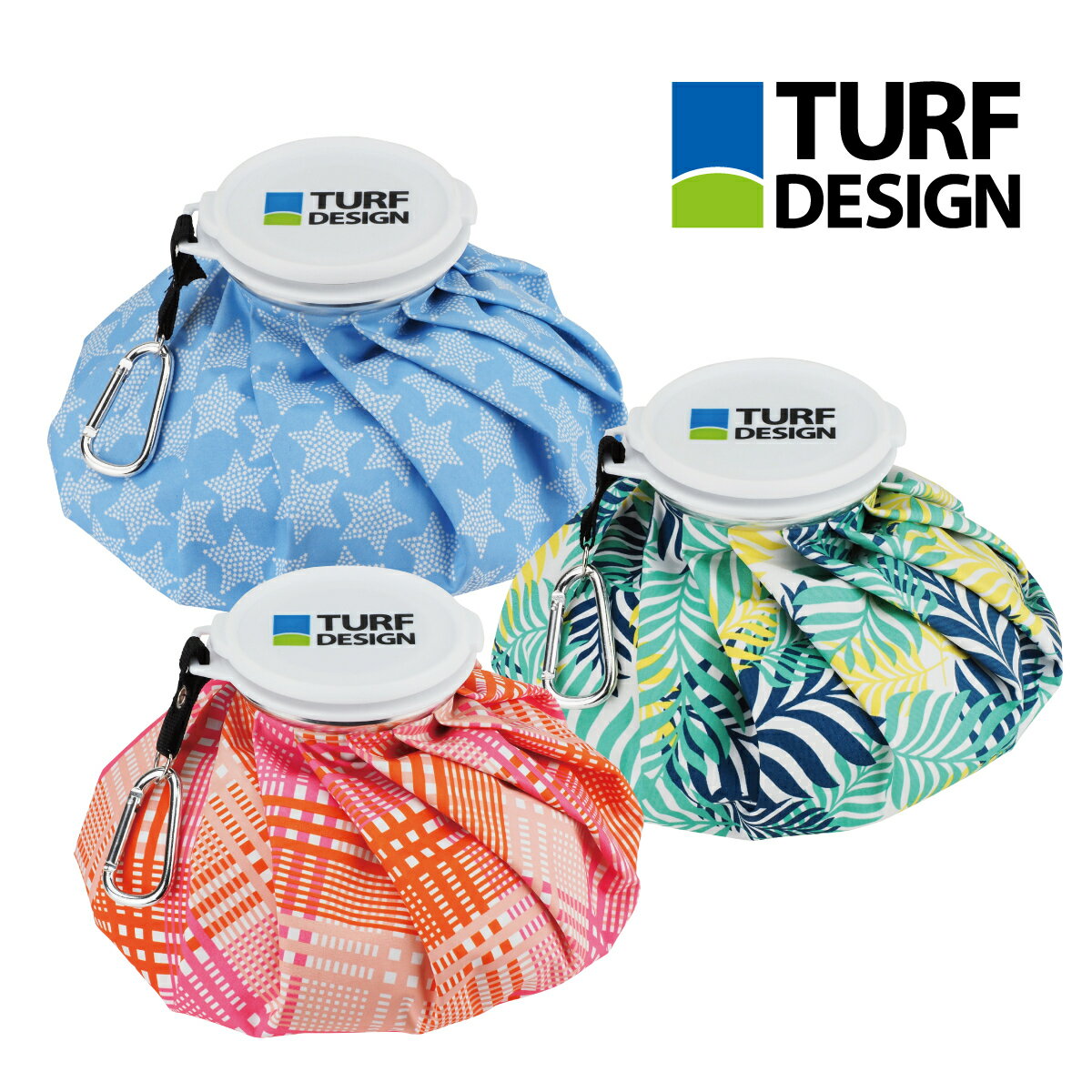 TURF DESIGN ターフデザインICE BAG アイスバッグ 氷嚢 カラビナ付きTDIB-2272L