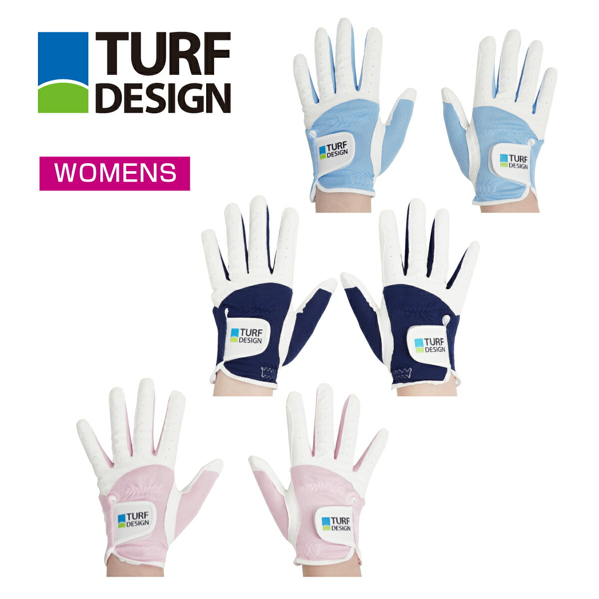 Other - ターフデザイン ゴルフ グローブ 両手用 TDGL-2170L 〈TURF DESIGN〉 レディースモデル