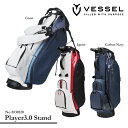 【ネームプレート刻印無料】 【2022新色】【 VESSEL ベゼル】 Player 3.0 Stand プレイヤー3.0スタンド 【スタンドバッグ 8.5型】