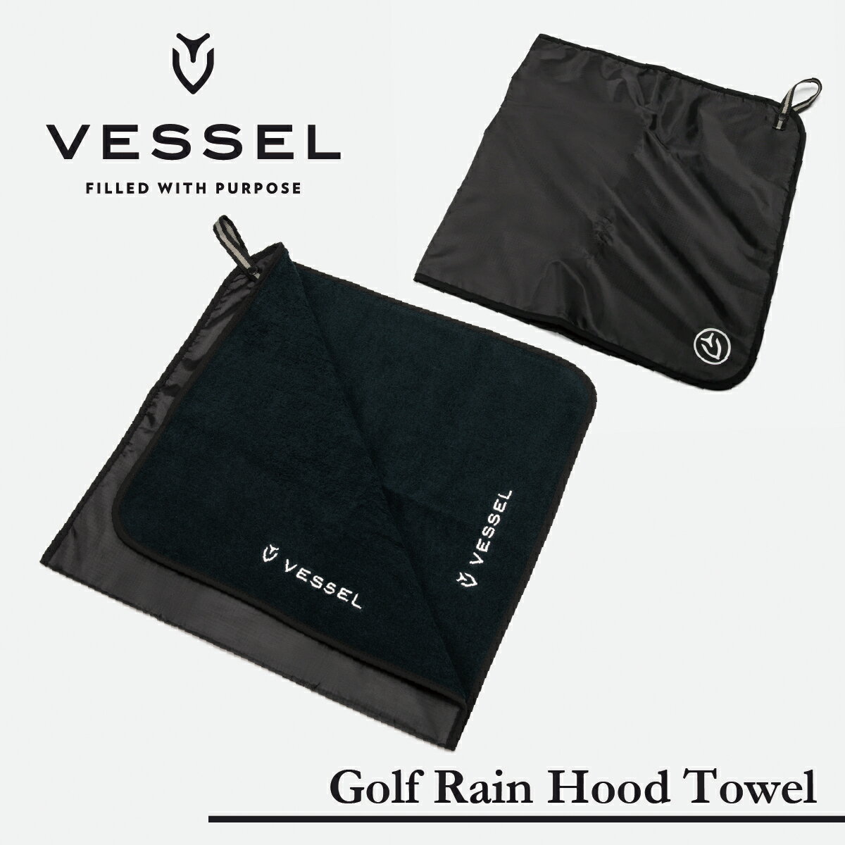 【VESSEL ベゼル】 RAIN HOOD TOWEL　レインフードタオル　TW0324