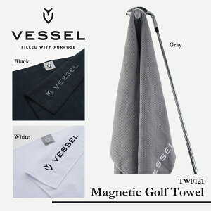 【VESSEL ベゼル】Magnetic Golf Towelマグネティックゴルフタオル【ゴルフタオル TW121】