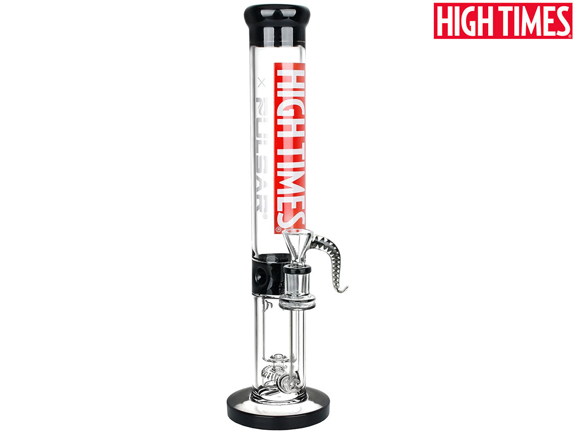 HIGH TIMES PULSAR LOGO STRAIGHT TUBE RECYCLER BONG ハイタイムズ パルサー ストレート チューブ リサイクラー ボング