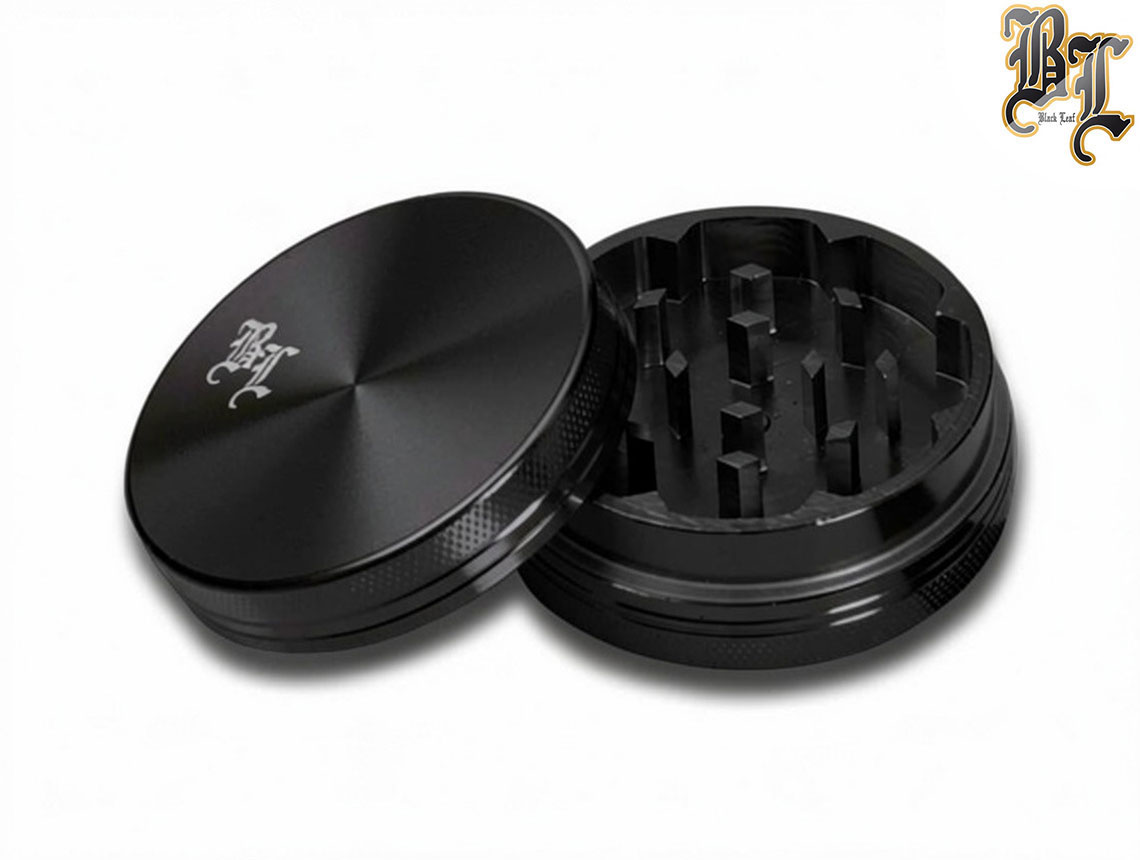 BLACK LEAF GRINDER 50mm ブラックリーフ アルミ グラインダー 2パーツ BLACK