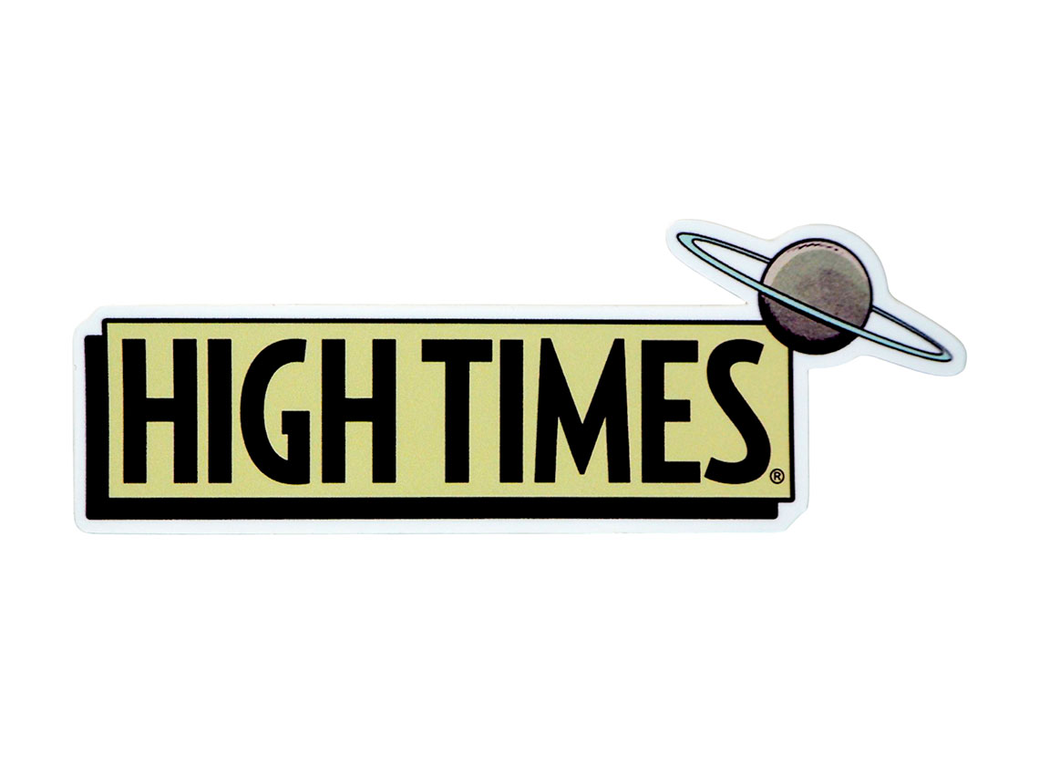 HIGH TIMES ハイタイムズ ロゴ ステッカー SATURN C301
