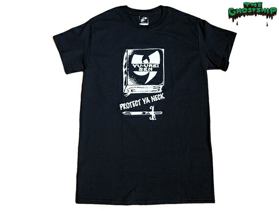 THE GHOST SHIP 幽霊船 PROTECT YA NECK Tシャツ BLACK WHITE