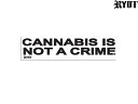 RYOT CANNABIS IS NOT A CRIME ステッカー