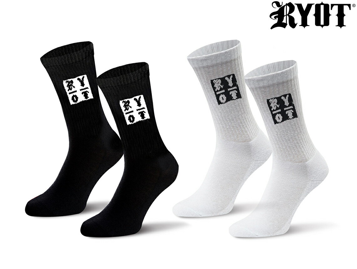 RYOT ATHLETIC STASH SOCKS 隠しポケット付き スタッシュソックス