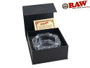 RAW CRYSTAL GLASS ASHTRAY ロウ クリスタルガラス アッシュトレイ 灰皿
