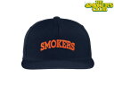 THE SMOKERS CLUB UX[J[YNu SMOKERS SNAPBACK CAP XibvobN Lbv NAVY