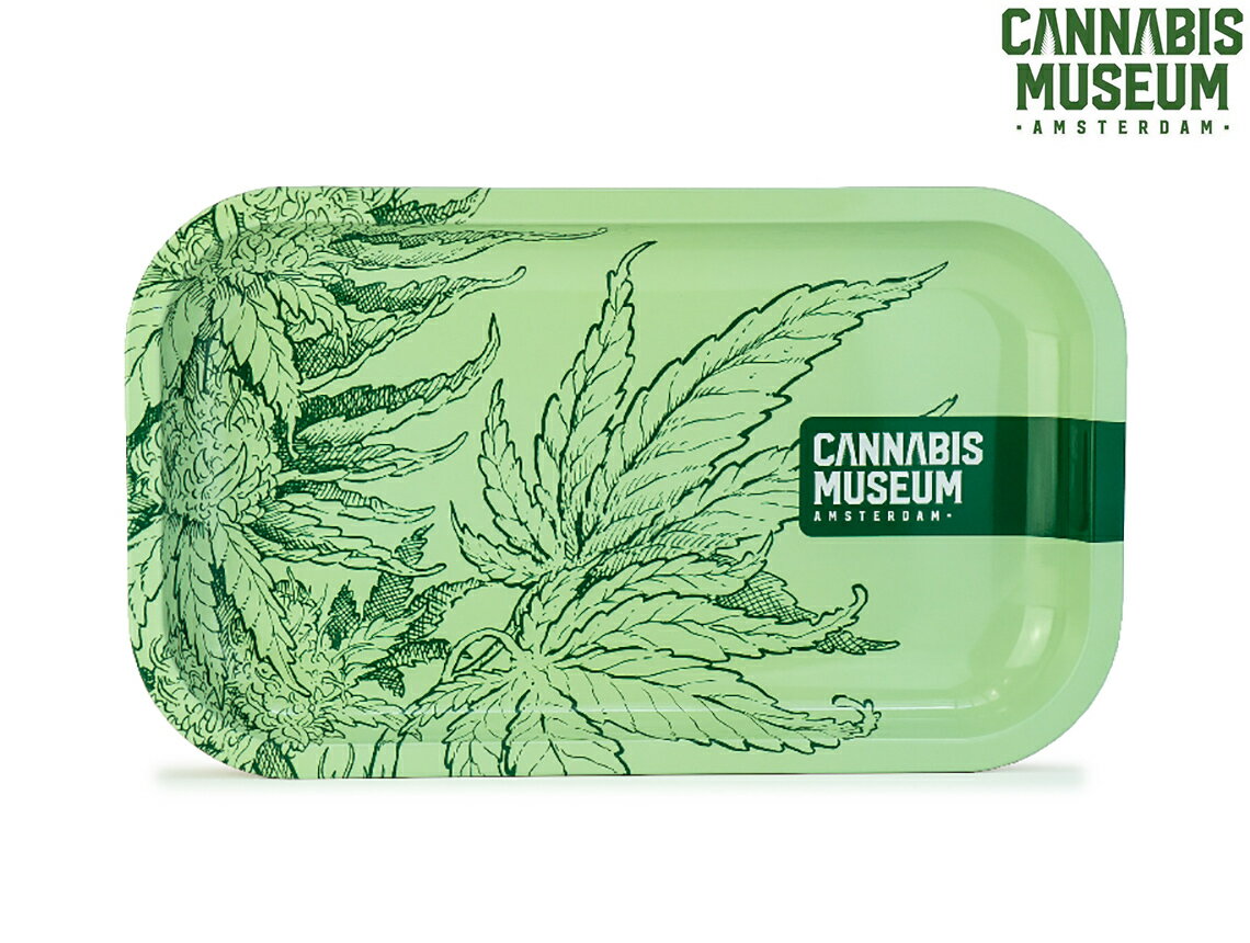 CANNABIS MUSEUM ROLLING TRAY カンナビス ミュージアム ローリングトレイ PLANT GREEN