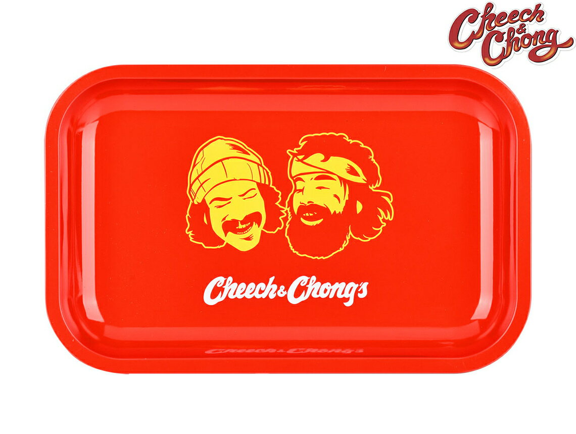 CHEECH&CHONG PULSAR ROLLING TRAY `[`` pT[ [OgC RED FACES