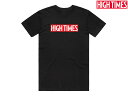 HIGH TIMES LOGO T SHIRT ハイタイムズ ロゴ Tシャツ BLACK