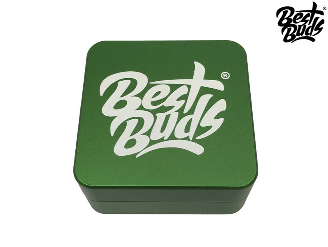 BEST BUDS FLAT SQUARE GRINDER xXg obY tbg XNGA OC_[ 2p[c GRASS OX