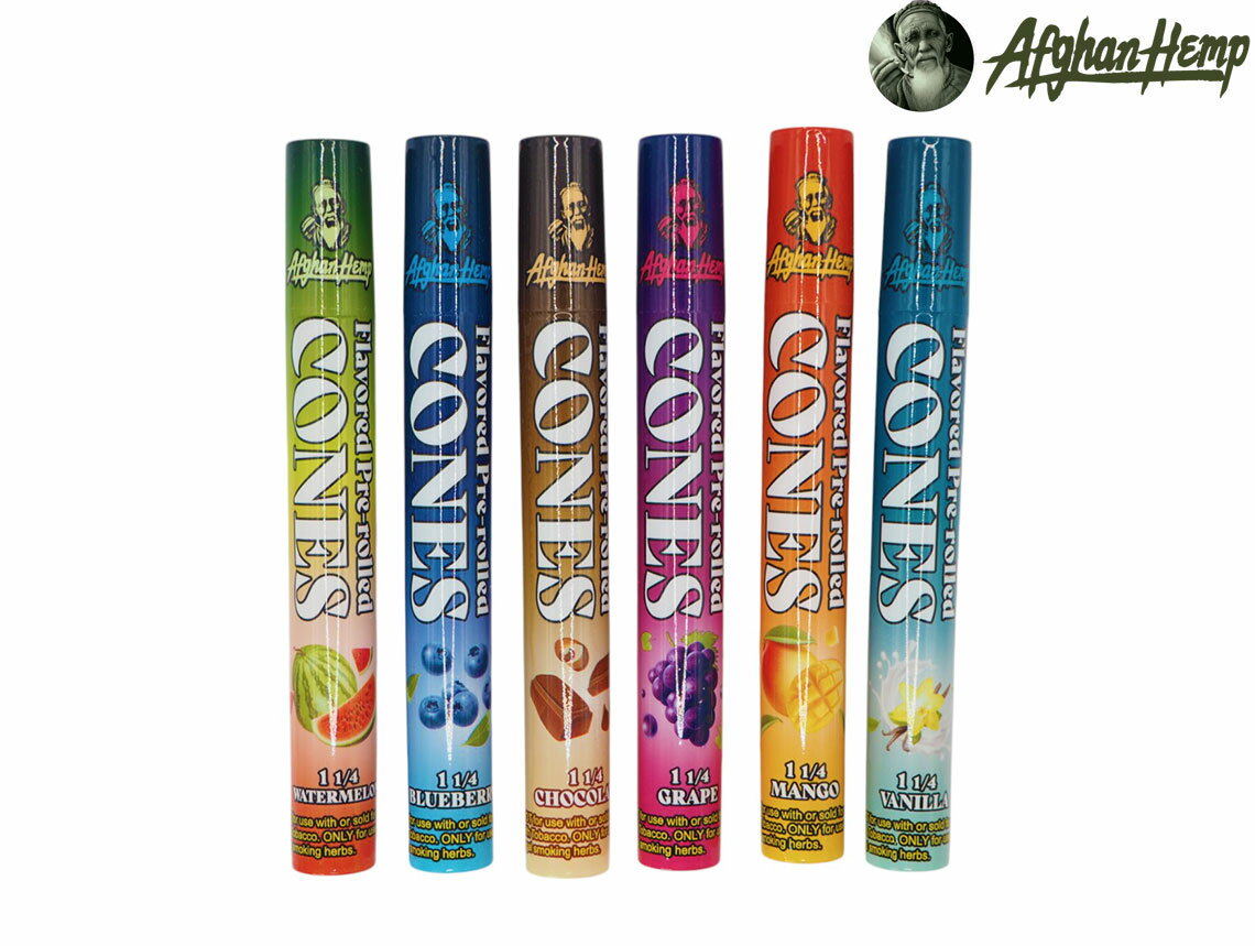 AFGHAN HEMP FLAVORED CONE եإ ե졼Сڡѡ  1 1/4 ̣դ