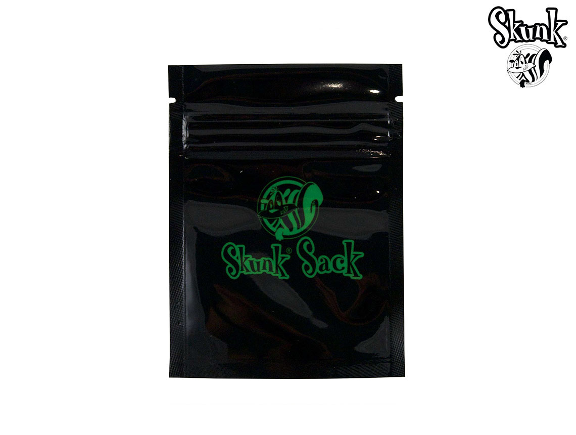 SKUNK SACK スカンクサック スメルプルーフ ジップバッグ 防臭 保存用 ジップロック ブラック Sサイズ