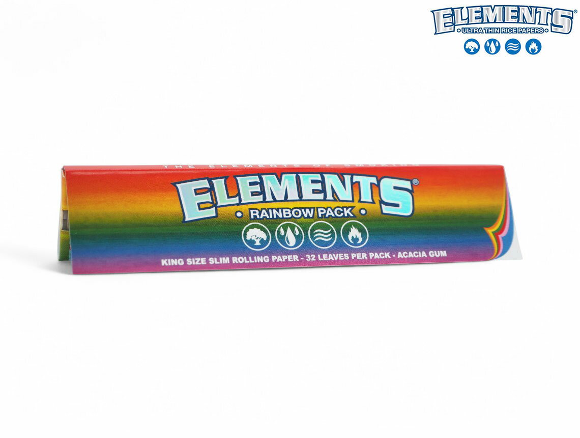 ELEMENTS RAINBOW KING SIZE SLIM エレメンツ レインボーカラー ローリングペーパー キングサイズスリム