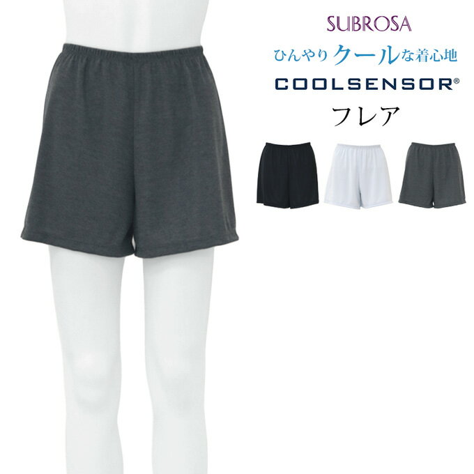Rakuten - 日本製 クールセンサー COOL ペチコート パンツ 接触冷感 ペチパンツ キュロット 35cm丈 ショート 短い ぺチコートパンツ 下着 レディース 冷感 涼しい ひんやり クール 冷たい 浴衣 肌着 吸水速乾 股ずれ 防止 インナー 透け防止 透けない 春 夏 秋 汗 タップパンツ wtnb
