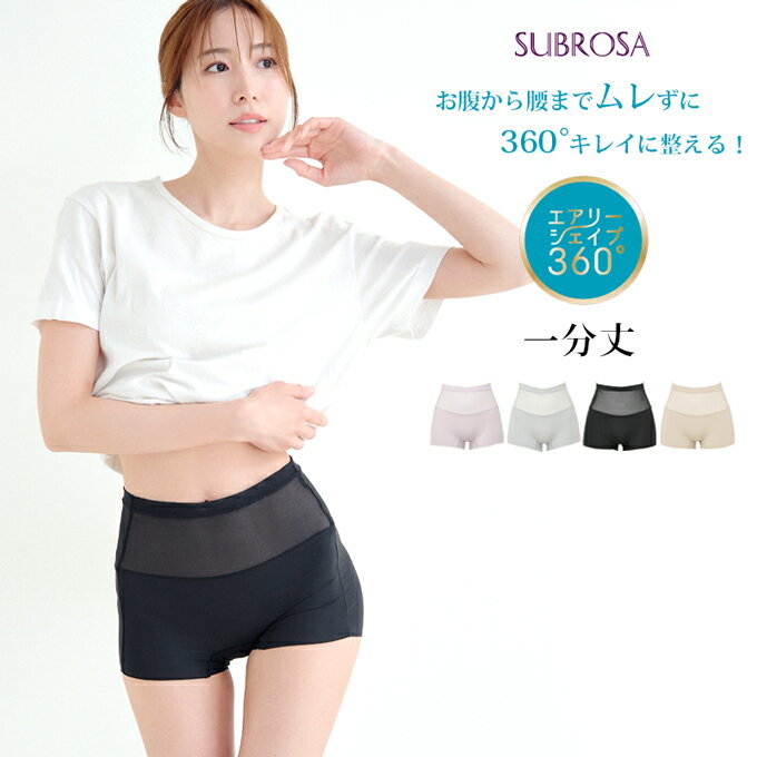 Rakuten - エアリーシェイプ360° ソフトパワーネット 機能性 レディース 1分丈 ショーツ 単品 2枚組 セット 通気性 補正 補整 メッシュ シースルー フリーカット 下着 シームレス ヒップハンガー 一分 パンツ 薄手 涼しい 吸水 響かない 響きにくい 大人 女性 おしゃれ 春 夏 wtnb