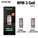 商品名SMOK RPM3 Coilコイルタイプ・Meshed 0.15Ω(40-80W) ・Meshed 0.23Ω(20-45W)対応機種・RPM5 ・RPM5 PRO内容品RPM3 Coil×5注意事項・コイルの焦げ付き防止の為、初回はリキッドを入れて約5分以上経ってからご使用ください。関連商品はこちら【送料無料】SMOK RPM5 Kit 80W 2000mAh...5,780円