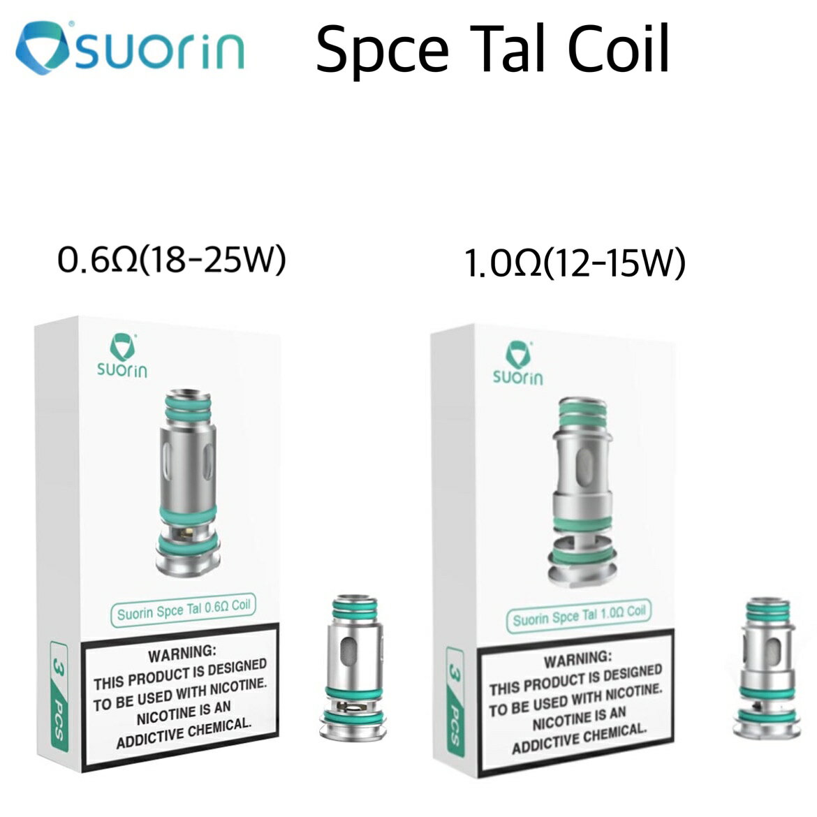 Suorin Spce Tal Coil 3 ѥ 0.6 1.0 vape ٥ ŻҥХ