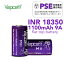 ̵Vapcell INR 18350 M11 1100mAh 9A եåȥȥå । Хåƥ꡼ Хåץ ŻҥХ vape ٥ PSE  ¿