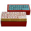 シャチハタ スタンプ 柄付ゴム印 アルファベットセット 0号 印面16×10.5ミリ TEA-05