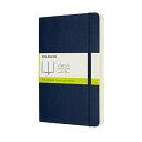 モレスキン ノート クラシック ノートブック エクスパンデッド(400ページ) ソフトカバー 無地 ラージサイズ(横13cm×縦21cm) サファイアブルー QP618EXPB20