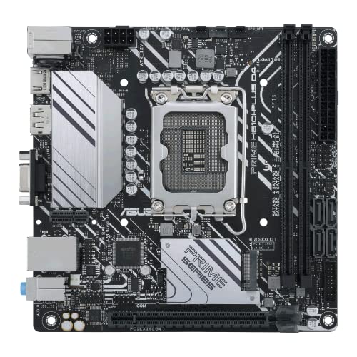 ASUS Intel H610 搭載 (LGA 1700) Mini-ITX マザーボード アンプ IC付き モノアウトヘッダー PRIME H610I-PLUS D4-CSM/国内正規流通品