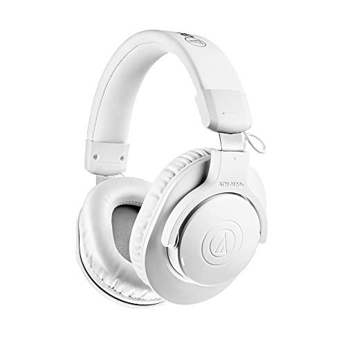 Audio-Technica オーディオテクニカ ATH-M20xBT WH ワイヤレスヘッドホン ヘッドホン Bluetooth 有線 ヘッドフォン 40mmCCAWボイスコイルドライバー 216gの軽量ボディ マルチポイント 低遅延モード 最大60時間再生 ハンズフリー通話 ホワイト