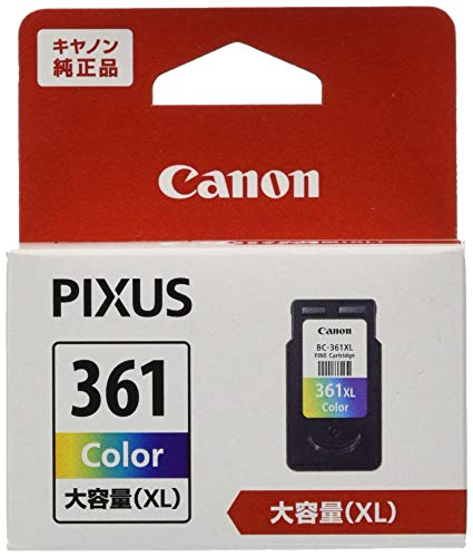 Canon 純正 インクカートリッジ BC-361XL 3色カラー 大容量タイプ