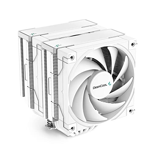 DeepCool AK620 WH、デュアルタワー、6銅ヒートパイプ、2X120mm FDB ファン、TDP 260W、ホワイトバージョン、 デスクトップ対応 LGA1700対応