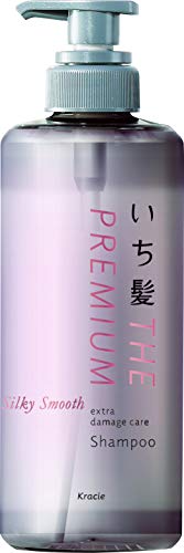 いち髪 THE PREMIUM 【シルキースムース】 エクストラダメージケア 導入美容液 in シャンプー ボトル 480ml | ノンシリコン ヘアケア メンズ レディース