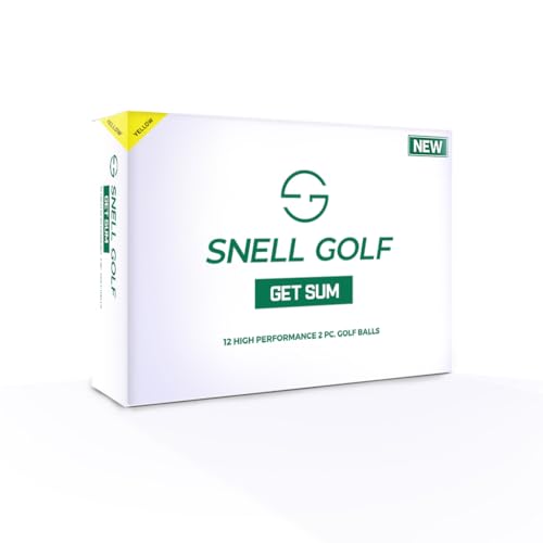 Snell Golf GET SUM （ゲッサム）2024モデル1ダースオンライン限定商品GS5D (イエロー)