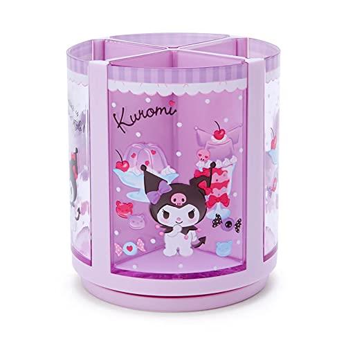 サンリオ ペンスタンド 紫 パープル プラスチック クロミ クロミちゃん KUROMI 360度回転 回るペンスタンド ペン立て コスメ 化粧筆 チュール ペット キャラクター 213179 SANRIO