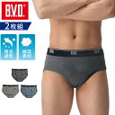【10%OFFクーポン配布】【送料無料】【期間限定25%OFFセール】「2枚組+吸水速乾」B.V.D. ビキニブリーフ 2枚セット メンズ アンダーウェア 男性...
