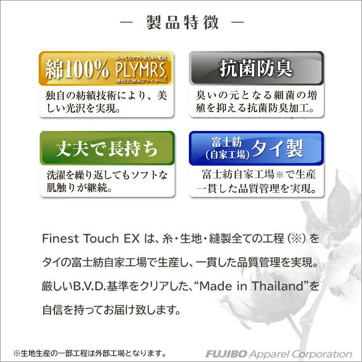 【5枚セットで送料無料15％OFF！】BVD Finest Touch EX V首スリーブレス(M L) 綿100％ シャツ メンズ インナー 下着 肌着 抗菌 防臭 fe354-5p コットン