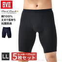 【100円OFFクーポン】【5枚セットで送料無料25％OFF！】BVD Finest Touch EX ロングボクサーパンツ(LL) メンズ イン…