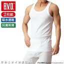 【500円OFFクーポン配布】【期間限定20%OFFセール】2枚組 B.V.D. 吸水速乾 抗菌防臭 ランニング ドライ&デオドラント メンズインナー 下着 肌...