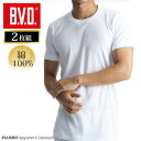 丸首半袖Tシャツ 2枚組 BVD NEW STANDARD 丸首半袖Tシャツ/メンズインナー//インナーシャツ 下着 肌着ey703