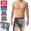 【500円OFFクーポン配布】【10枚組】【送料無料】【期間限定20%OFFセール】BVD 吸水速乾ボクサーパンツ10枚セット メンズ アンダーウェア 福袋 B...
