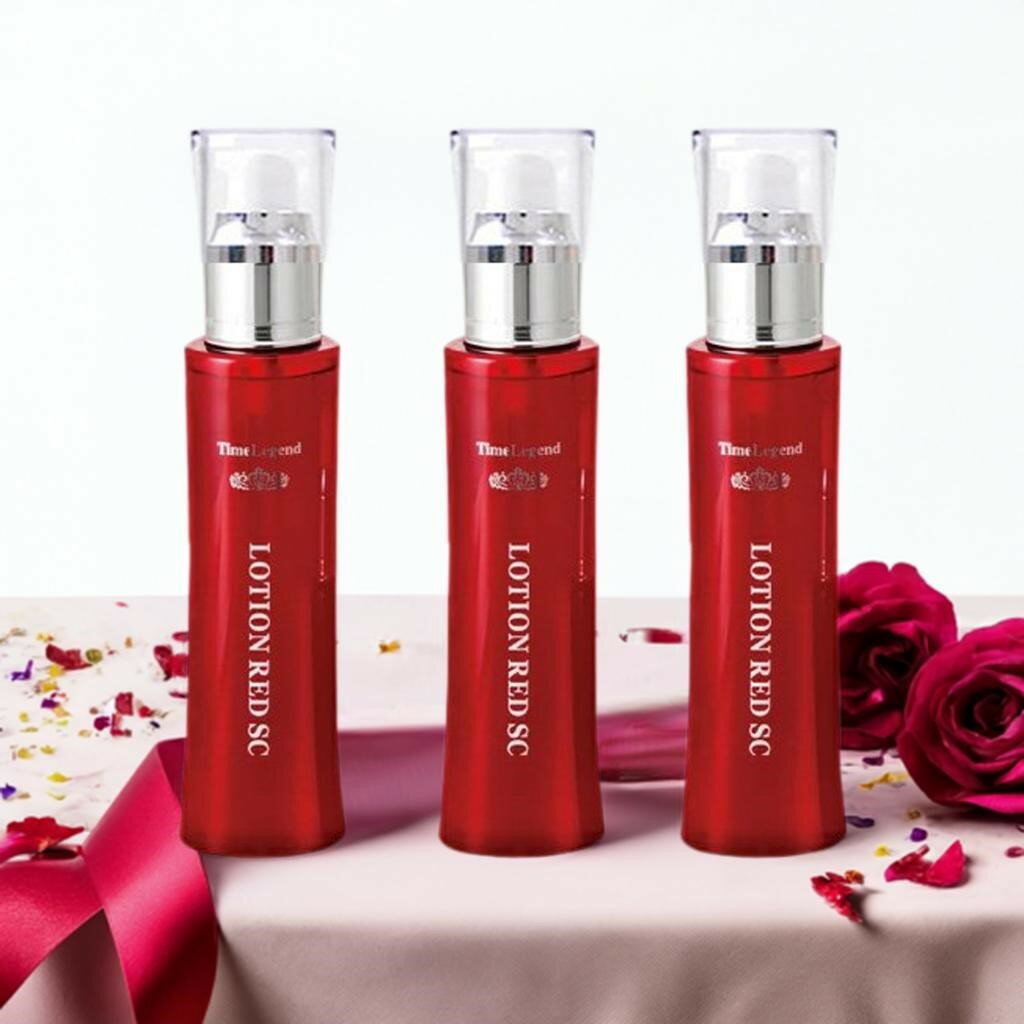 【3本セット 7%OFF】フラーレン 化粧水 タイムレジェンド ローションレッドSC 120mL ×