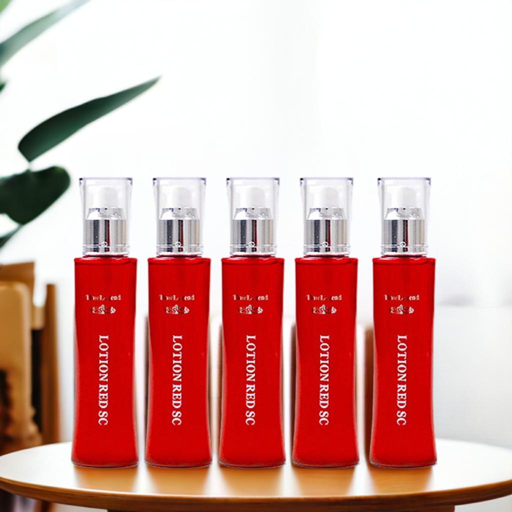 【5本セット 10%OFF】フラーレン 化粧水 タイムレジェンド ローションレッドSC 120mL 大容量 保湿 化粧水 敏感肌 イソフラボン セラミド ビタミ...